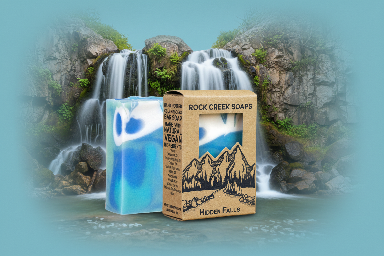 Rock Creek Fruity Waters Soap Bar | Hidden Falls Rock Creek Soaps