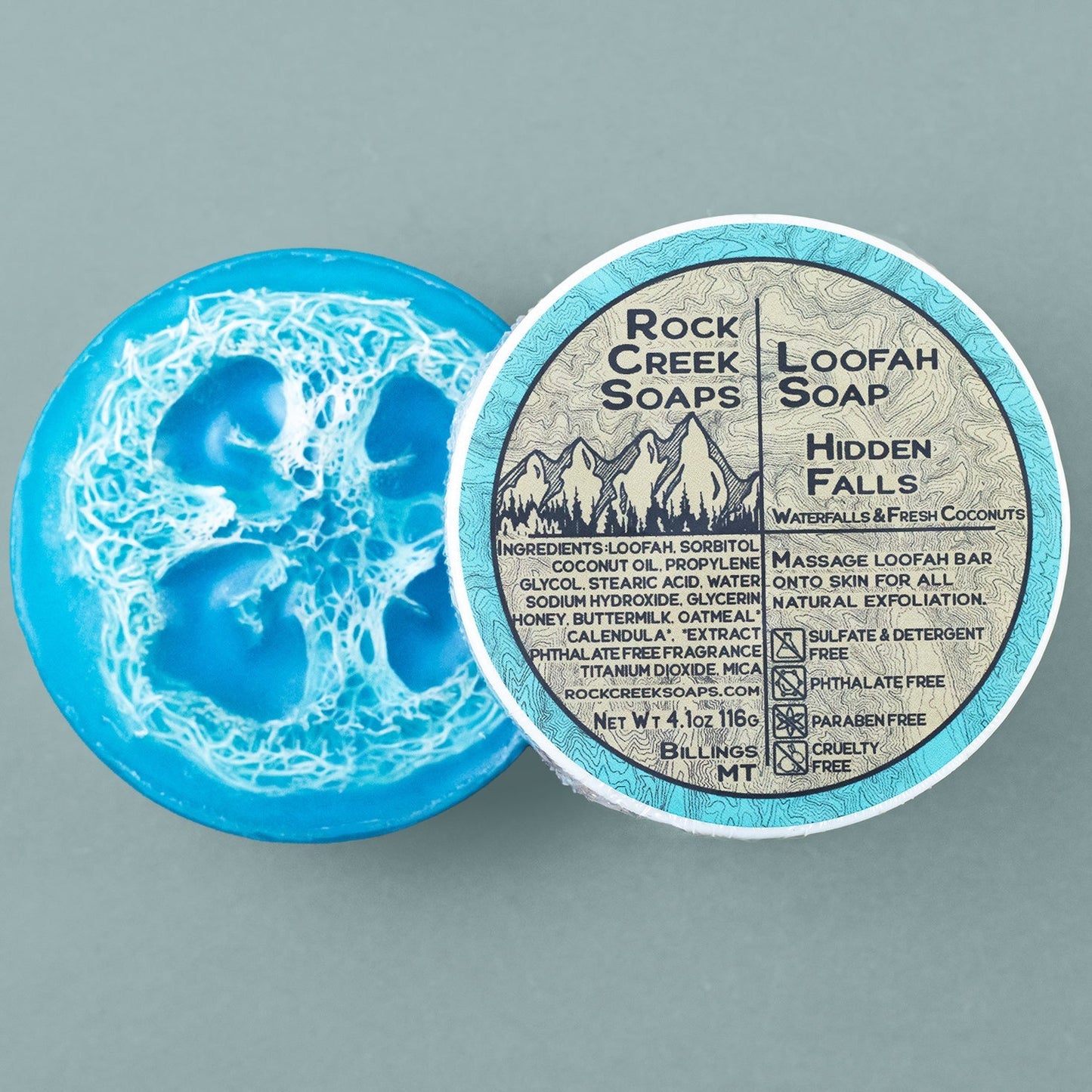 Rock Creek Coconut Loofah Soap | Hidden Falls Rock Creek Soaps
