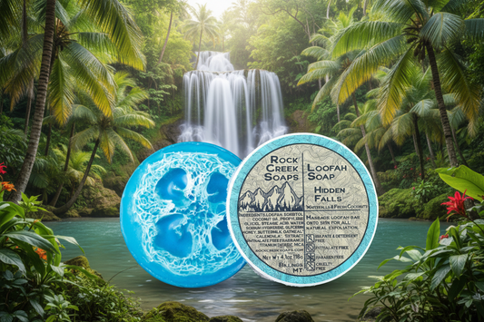 Rock Creek Coconut Loofah Soap | Hidden Falls Rock Creek Soaps