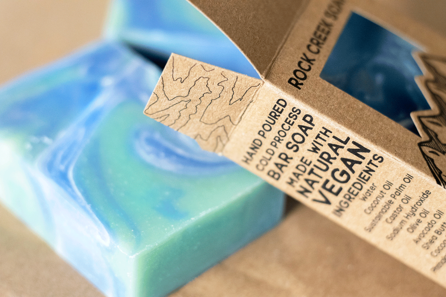 Rock Creek Fruity Waters Soap Bar | Hidden Falls Rock Creek Soaps