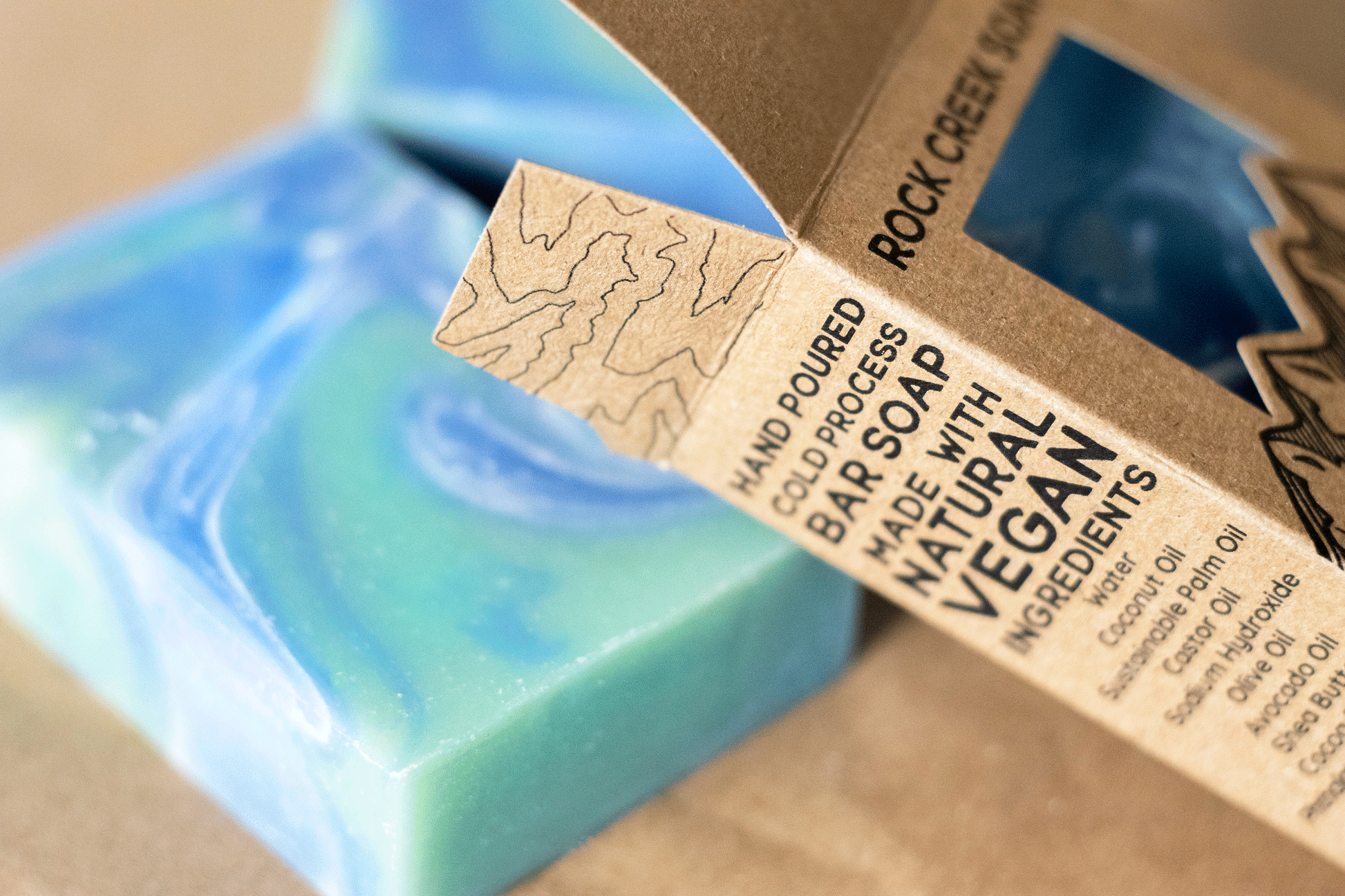 Rock Creek Fruity Waters Soap Bar | Hidden Falls Rock Creek Soaps