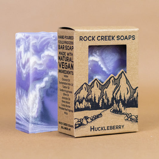 Rock Creek Tart + Sweet + Fruity Soap Bar | Huckleberry Rock Creek Soaps