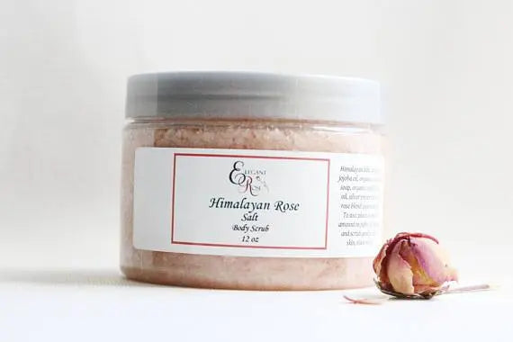 Himalayan Rose Salt Body Scrub - Moisturizing, - Leisure Life USA