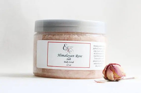 Himalayan Rose Salt Body Scrub - Moisturizing, - Leisure Life USA