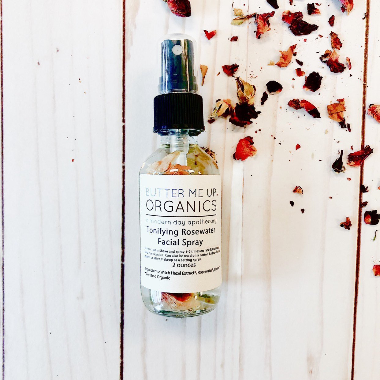 Organic Rosewater Toner / Facial Mist / Makeup Setting Spray / Organic - Leisure Life USA