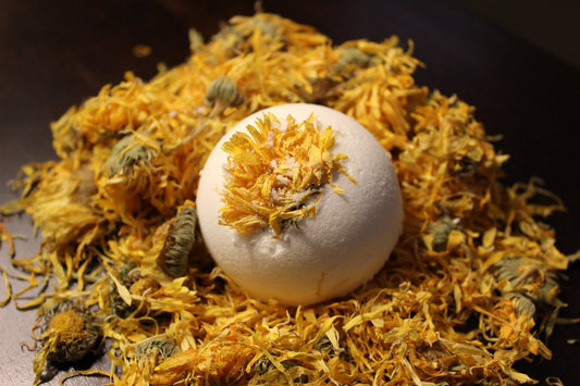 Organic Calendula Flower Bath Bomb Healing Aid - Leisure Life USA