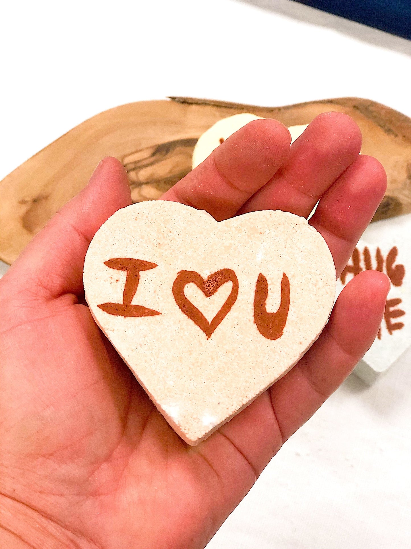 Organic Bath Bomb Hearts (Set of 4) - Leisure Life USA