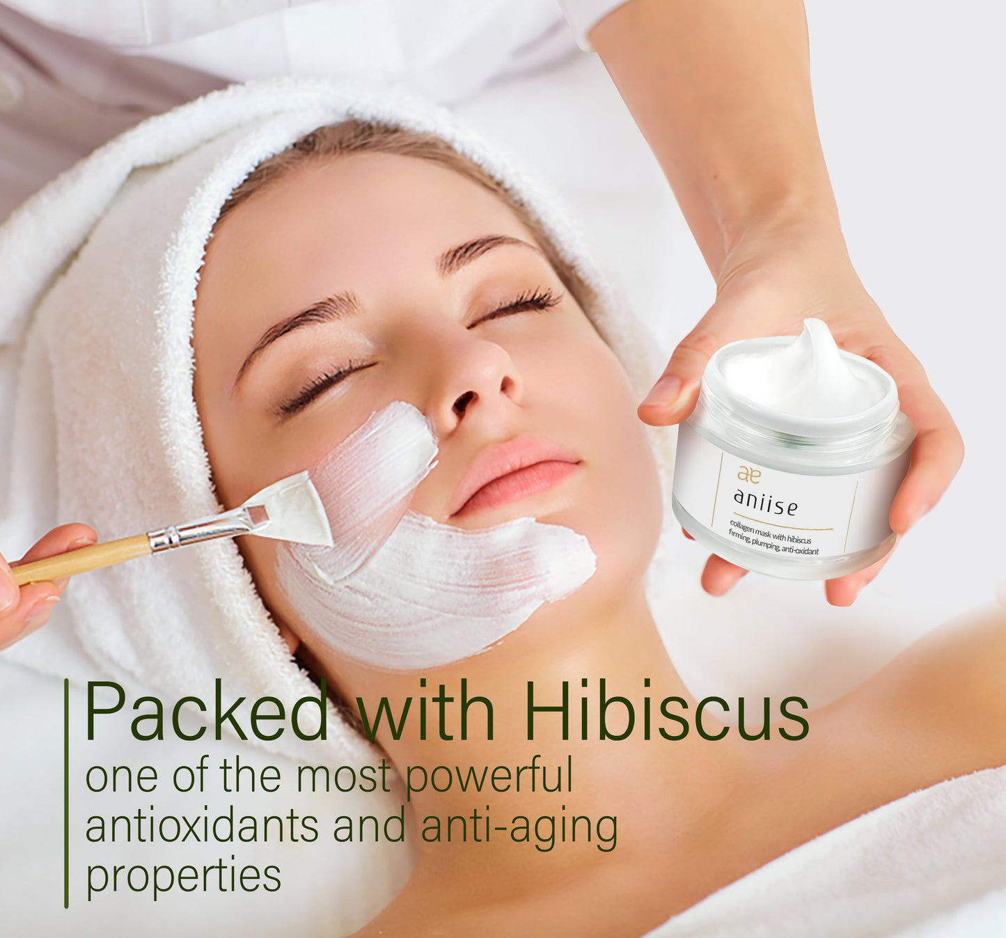 Collagen Facial Mask with Hibiscus - Leisure Life USA