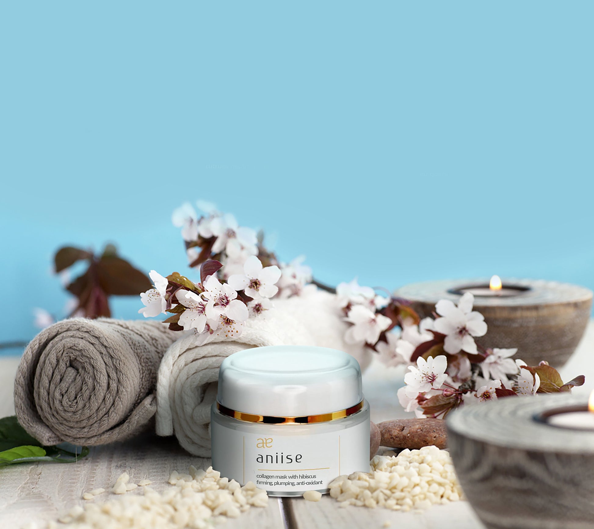 Collagen Facial Mask with Hibiscus - Leisure Life USA