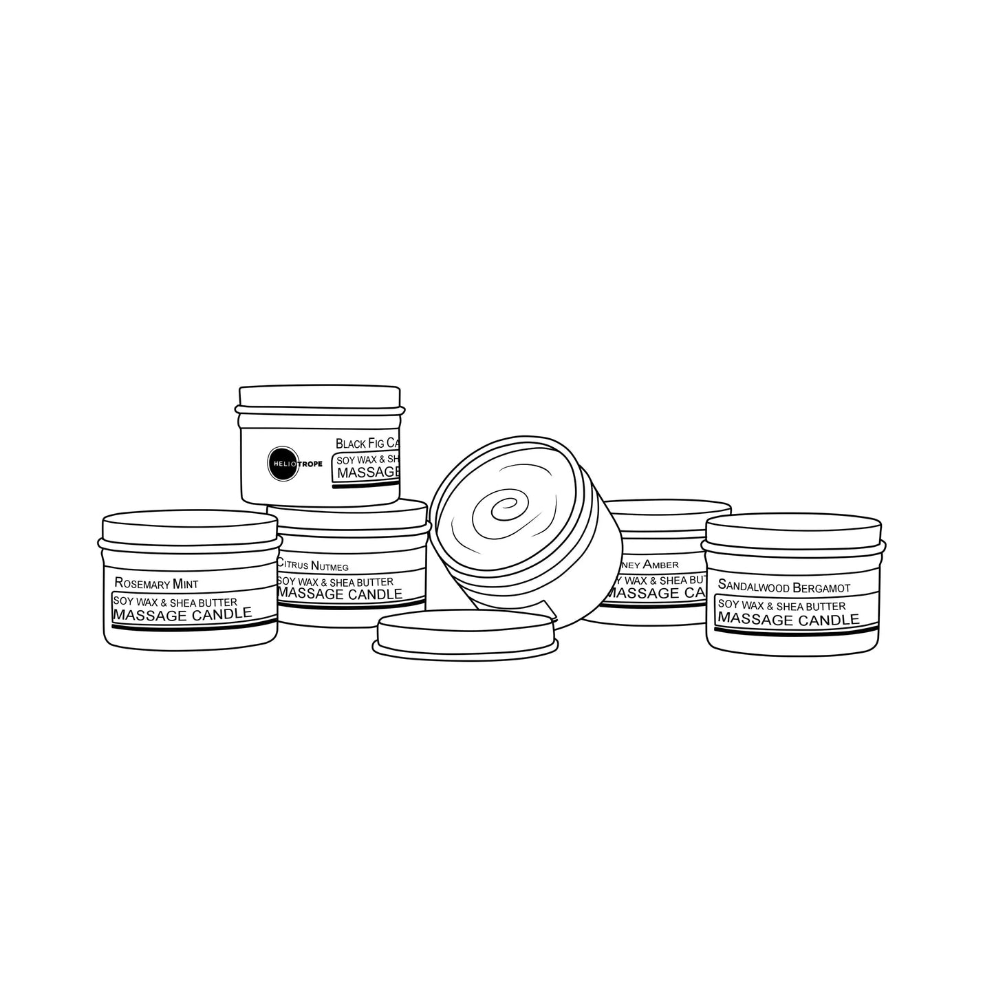 Soy Wax & Shea Butter Massage Candles - Leisure Life USA