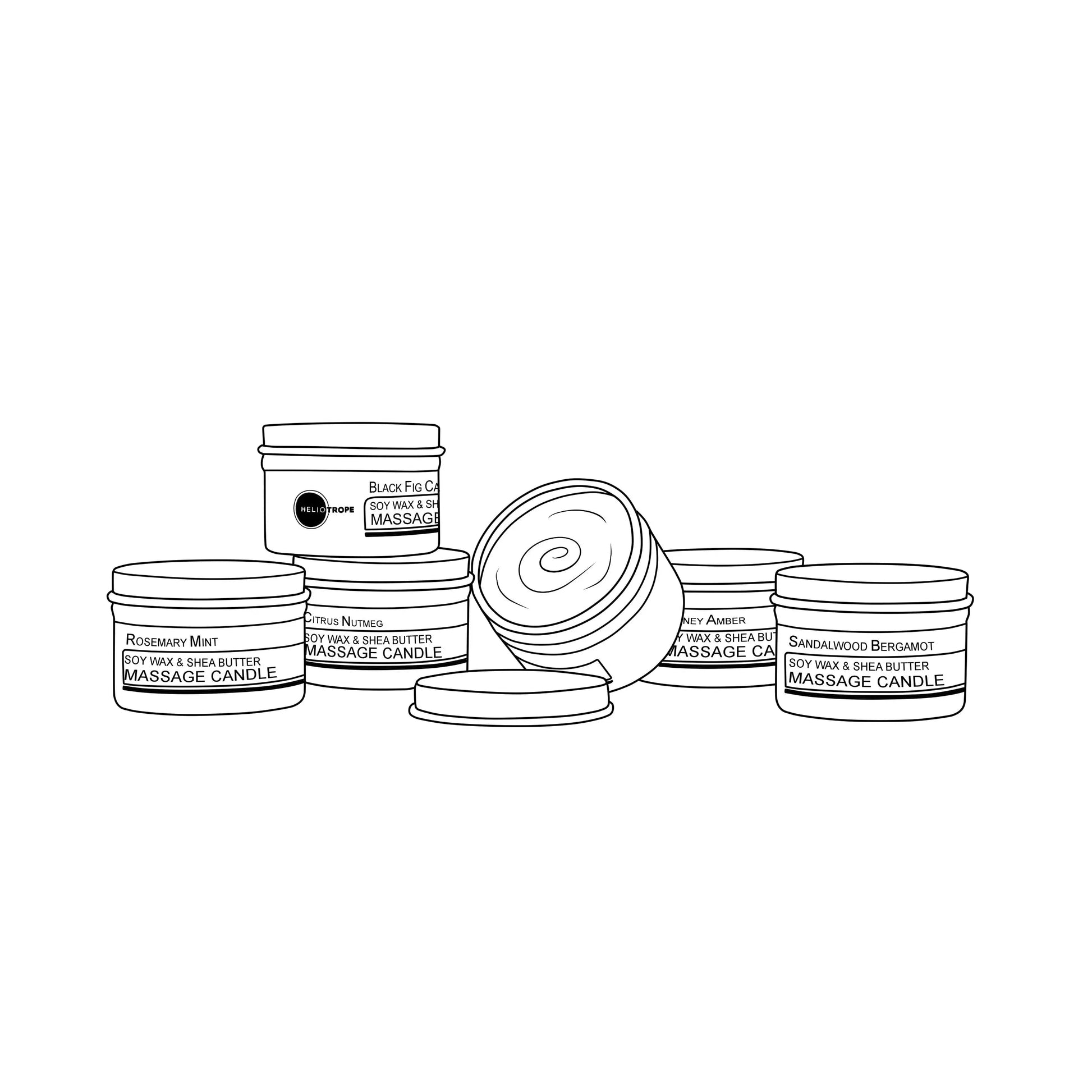 Soy Wax & Shea Butter Massage Candles - Leisure Life USA