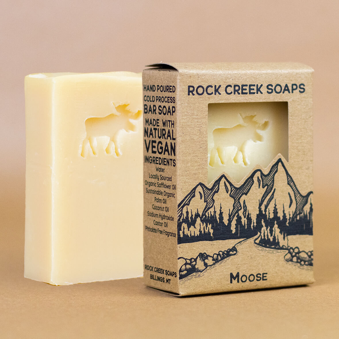 Rock Creek Balsam + Cedarwood + Berry Soap Bar | Moose Rock Creek Soaps