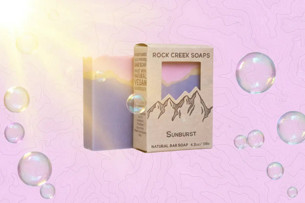 Rock Creek Bergamot Citrus + Jasmine Soap Bar | Sunburst Rock Creek Soaps