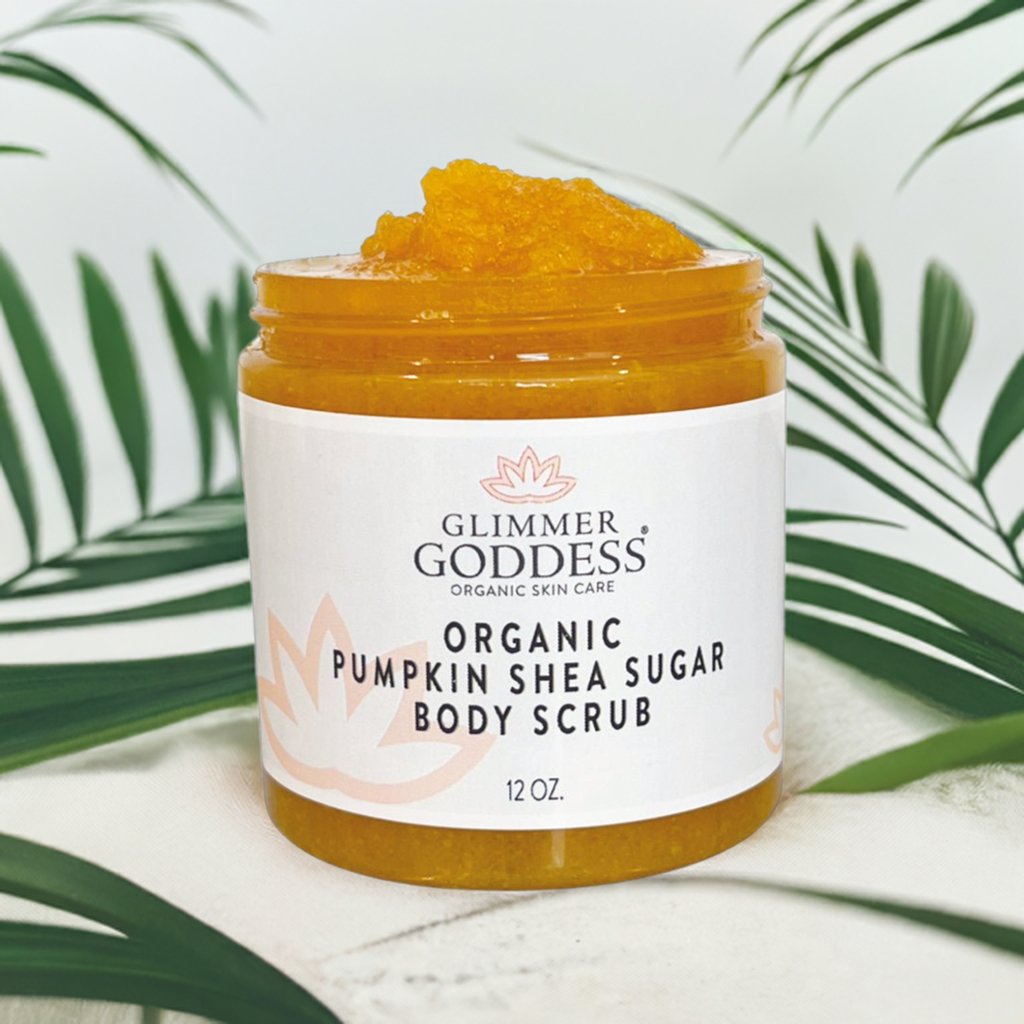 Glimmer Goddess Organic Shea Sugar Body Scrub | Pumpkin or Cinnamon Apple - Leisure Life USA