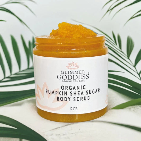 Glimmer Goddess Organic Shea Sugar Body Scrub | Pumpkin or Cinnamon Apple - Leisure Life USA