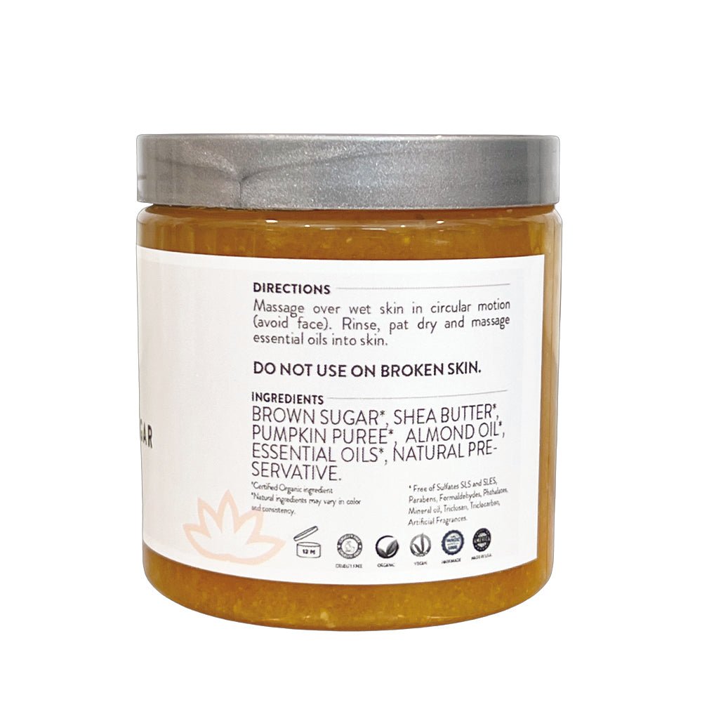 Glimmer Goddess Organic Shea Sugar Body Scrub | Pumpkin or Cinnamon Apple - Leisure Life USA