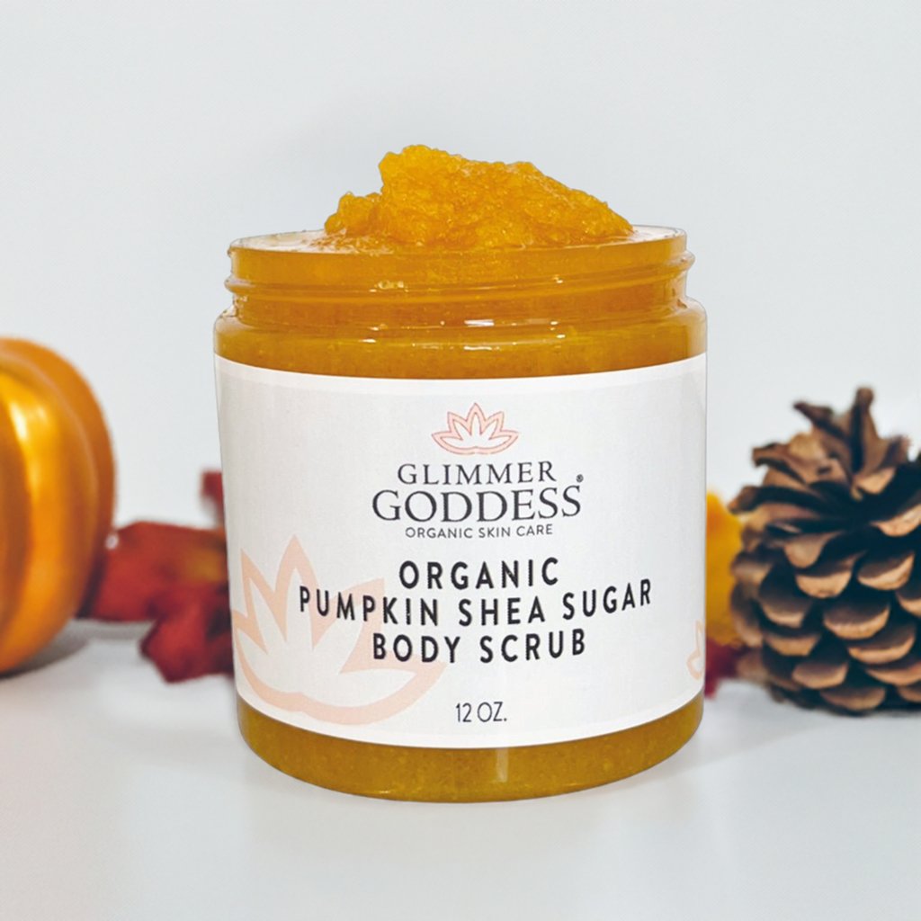Glimmer Goddess Organic Shea Sugar Body Scrub | Pumpkin or Cinnamon Apple - Leisure Life USA
