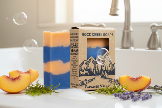 Rock Creek Mossy + Peachy Soap Bar | Paradise Valley