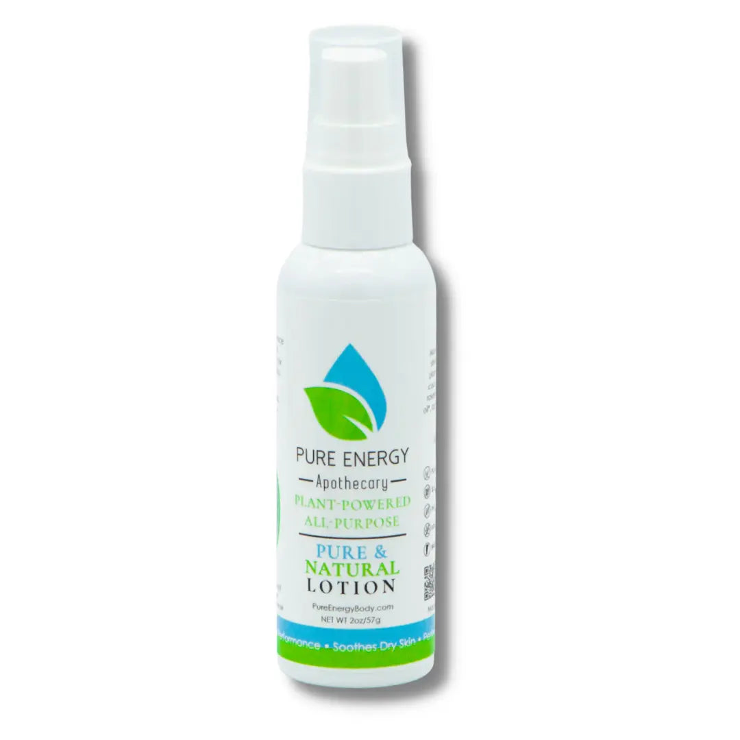 Natural Unscented All-Purpose Everywhere Lotion | 2 oz Pure Energy Apothecary