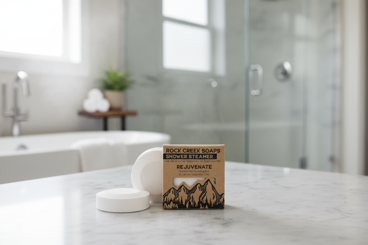 Rock Creek Peppermint + Eucalyptus Shower Steamer | Rejuvenate