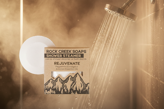 Rock Creek Peppermint + Eucalyptus Shower Steamer | Rejuvenate