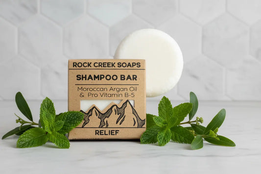 Rock Creek Peppermint + Tea Tree Shampoo Bar Rock Creek Soaps