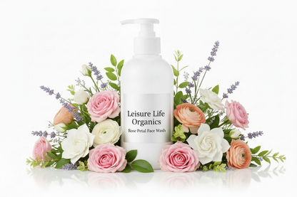 Rose Petal Face Wash by Leisure Life Organics
