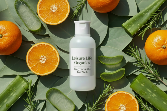 Tangerine, Rosemary & Aloe Gentle Face Wash by Leisure Life Organics