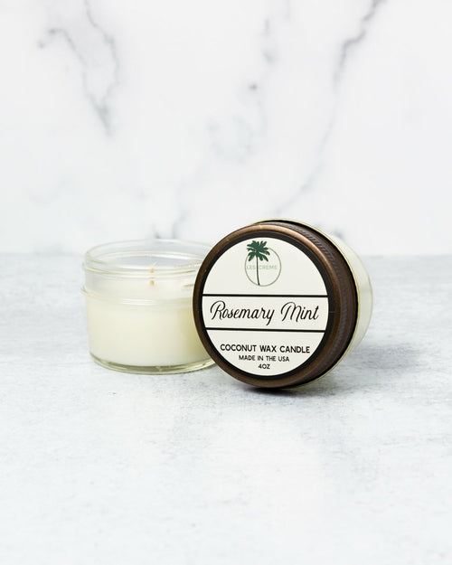 Rosemary Mint Coconut Wax Candle - Leisure Life USA