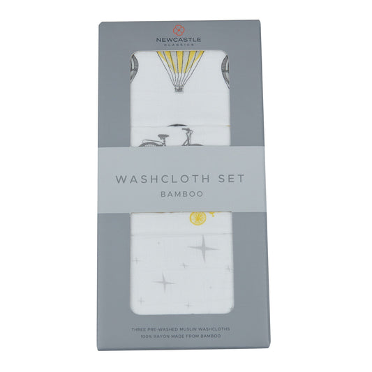 World Traveler Bamboo Washcloth Set 3PK - Leisure Life USA