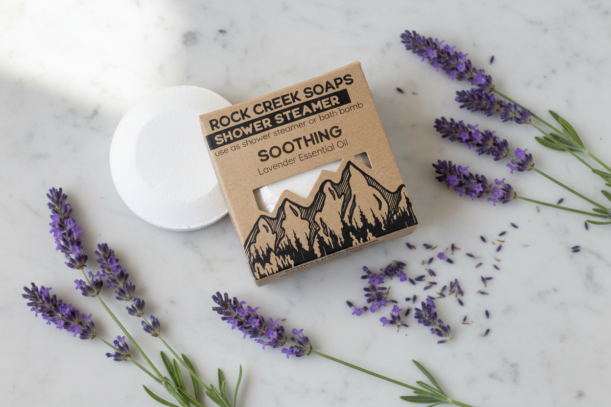 Rock Creek Lavender Shower Steamer | Soothing