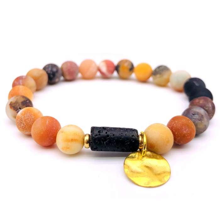 Sun Goddess Lava Stone Essential Oil Bracelet - Leisure Life USA