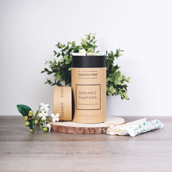 Organic Cotton Tampons - Super Plus 12ct - Leisure Life USA