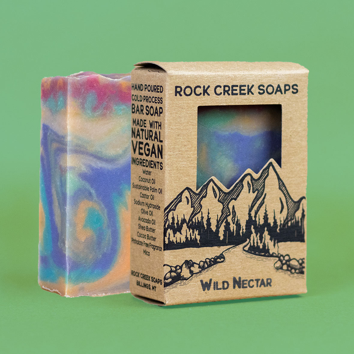 Rock Creek Agave + Coconut + Mango Soap Bar | Wild Nectar Rock Creek Soaps