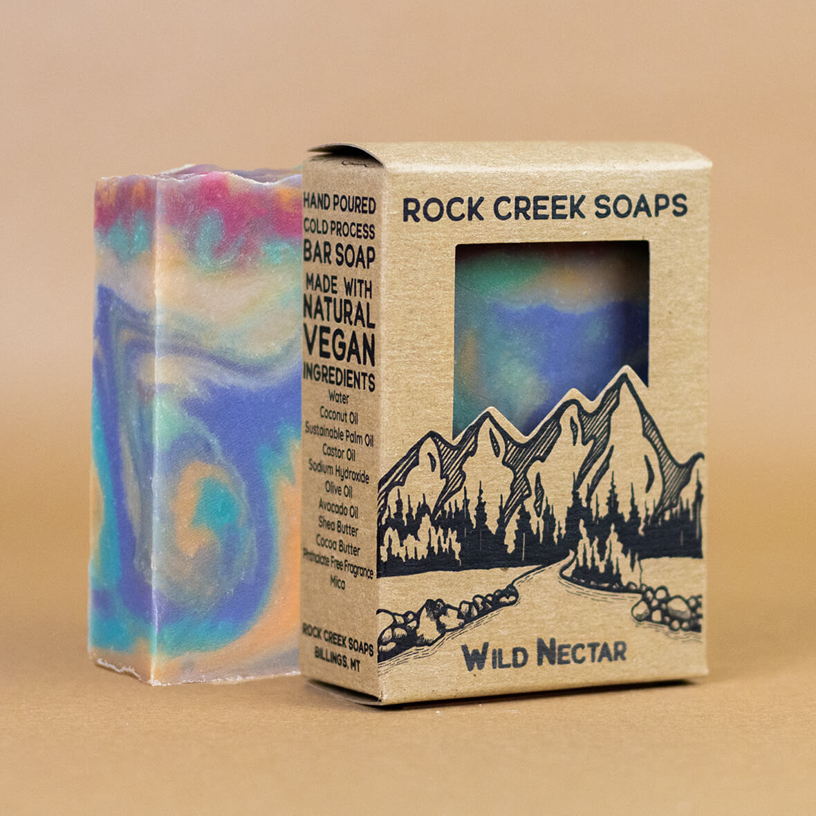 Rock Creek Agave + Coconut + Mango Soap Bar | Wild Nectar Rock Creek Soaps