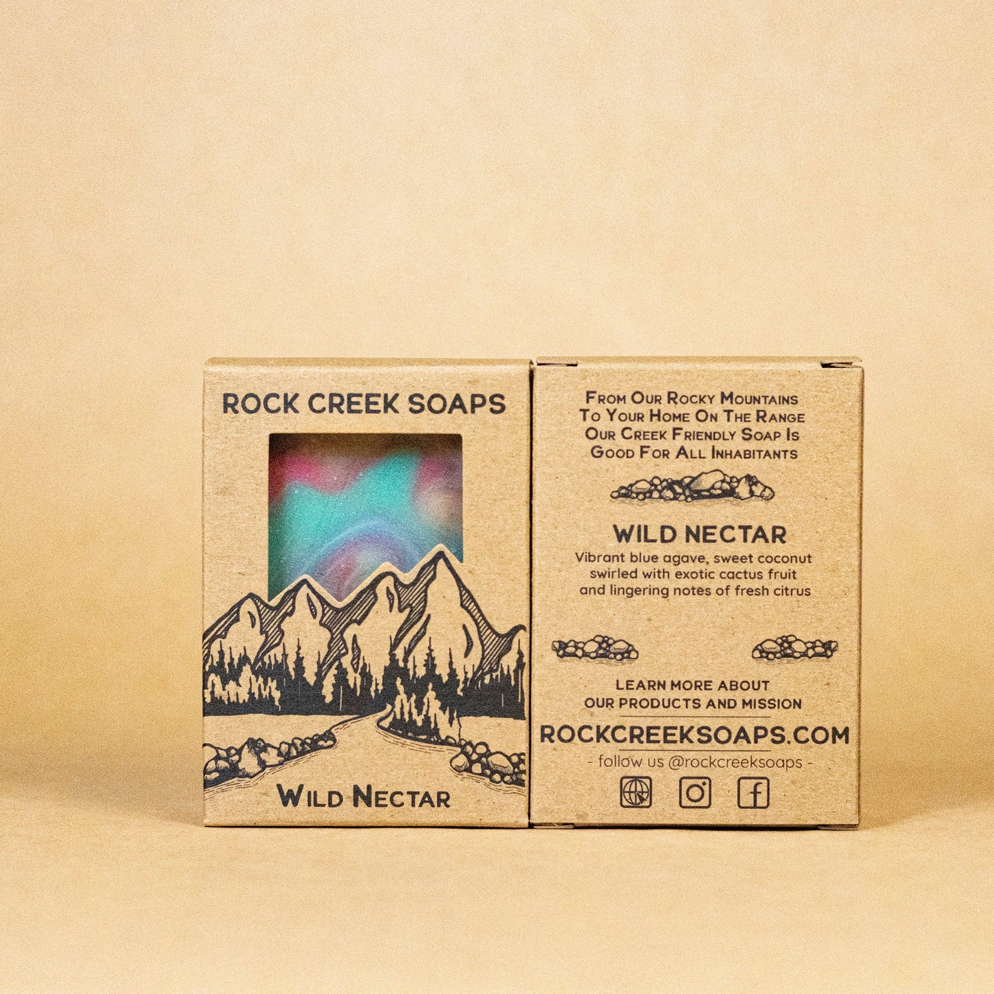 Rock Creek Agave + Coconut + Mango Soap Bar | Wild Nectar Rock Creek Soaps