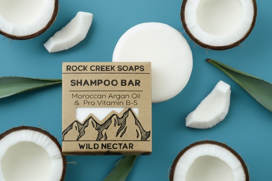 Rock Creek Blue Agave + Coconut Shampoo Bar Rock Creek Soaps