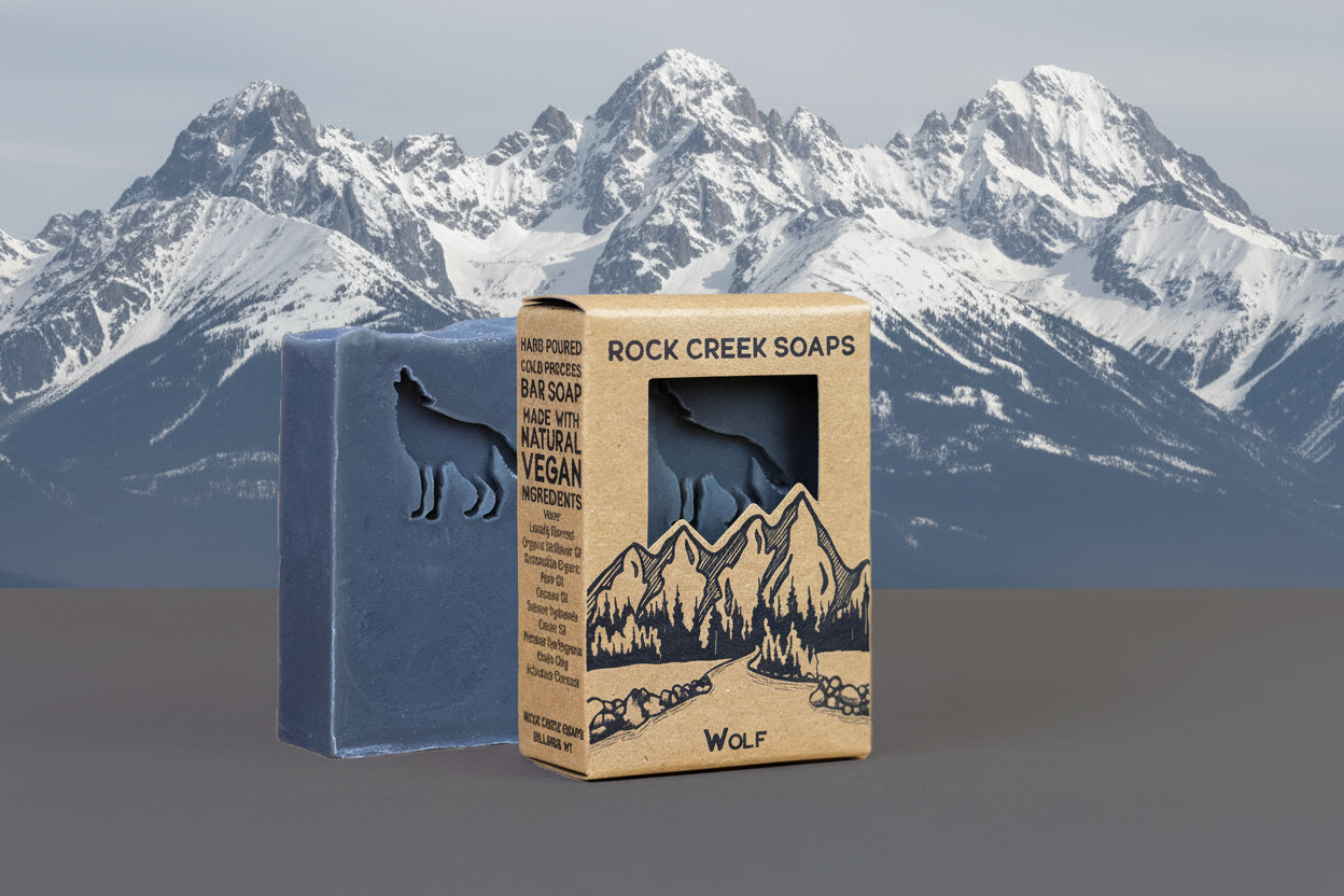 Rock Creek Cardamom + Teakwood Soap Bar | Wolf